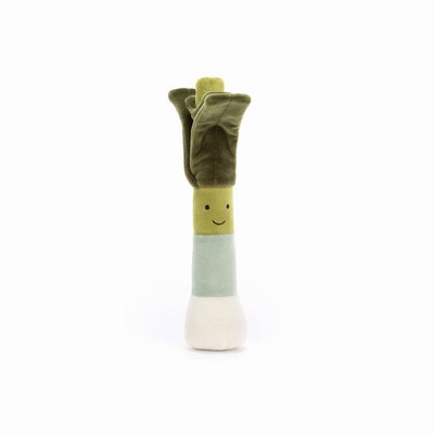 Jellycat Vivacious Vegetable Leek New Zealand | PAIUV5186